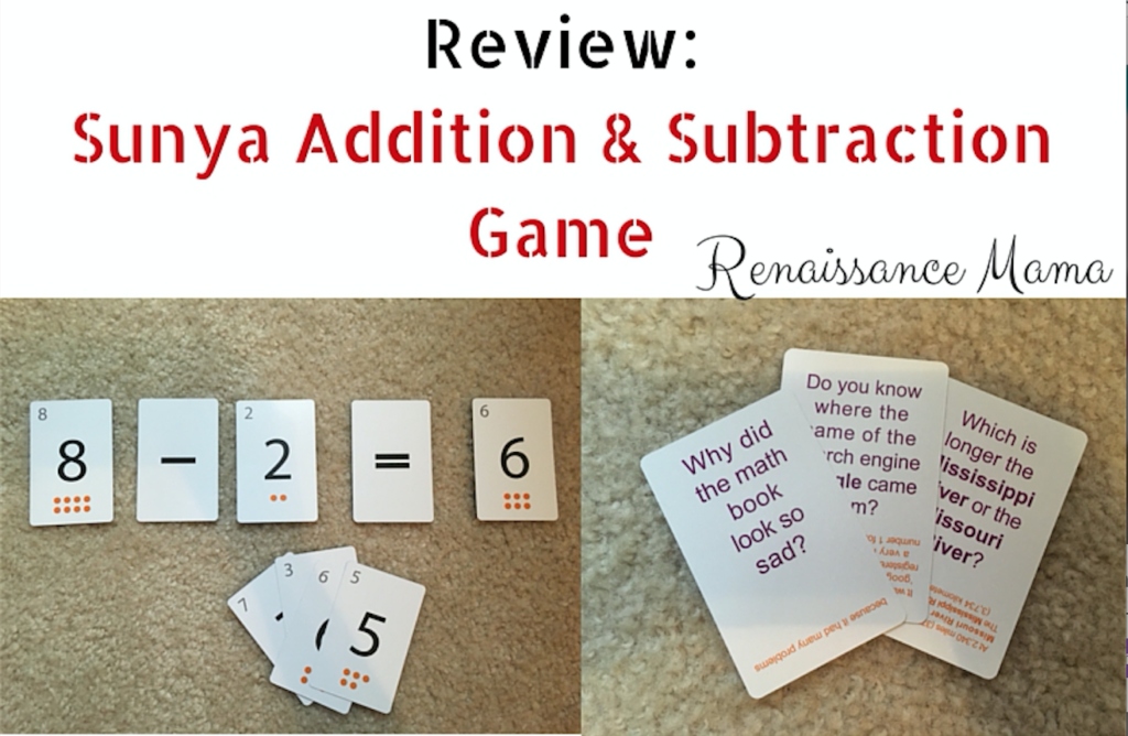 Review-Sunya Addition & Subtraction Game